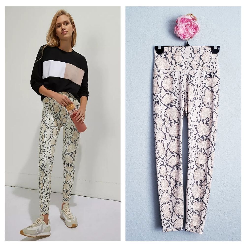 Anthropologie All Fenix Python Leggings